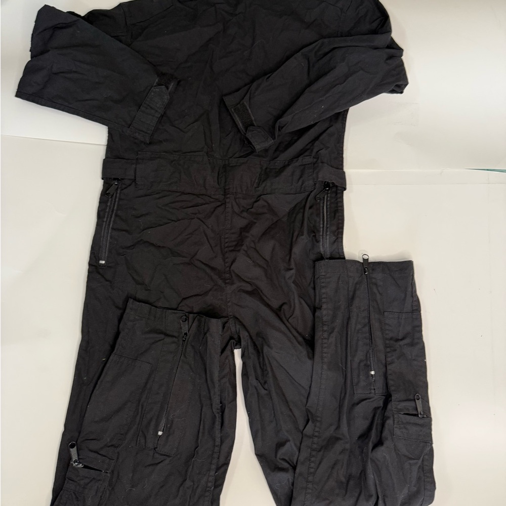 Black kids flight suit, kids medium - Picture 2 of 3